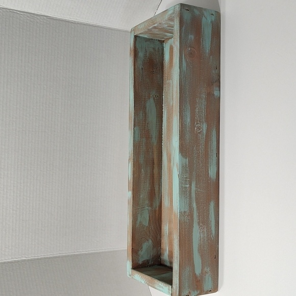 Rectangular Solid Wood Decor Box - Picture 1 of 6